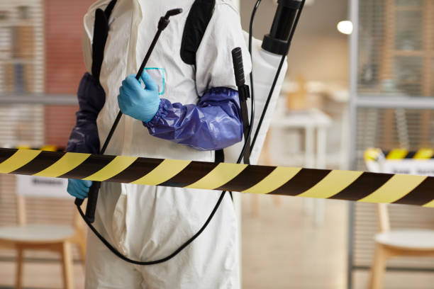 Professional Biohazard technician working in Palm Beach Gardens, FL